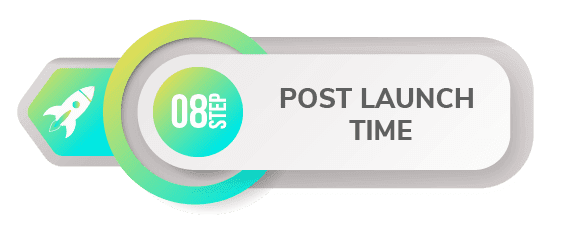 8 step create app post launch time