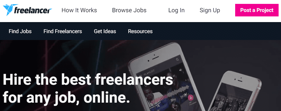 freelancer angular website example
