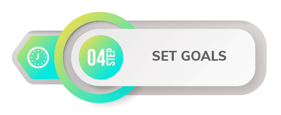 4 step create app set goals